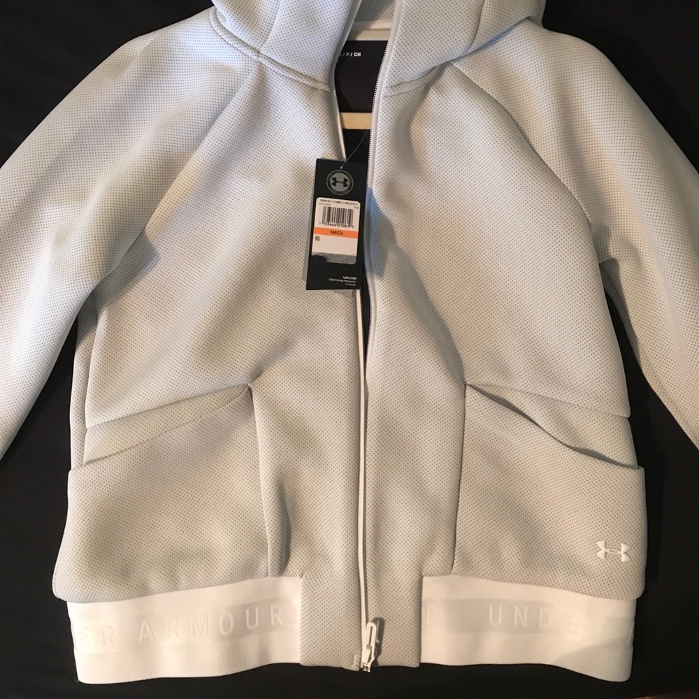 Women’s Gray Zip-up Under Armour Hoodie